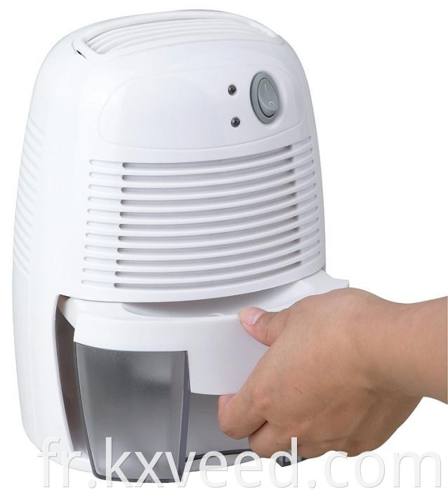 Mini déshumidificateur Air Séchage Déshumidificateur avec réservoir d'eau de 500 ml